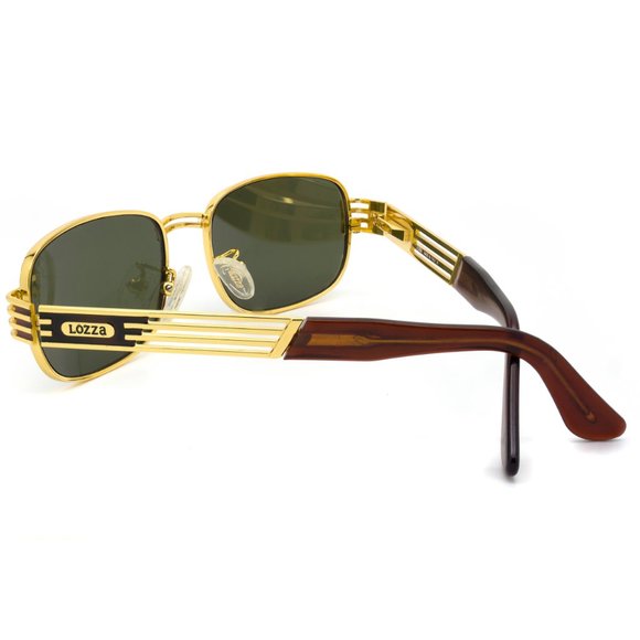 Rectangular vintage sunglasses by Lozza, Italy